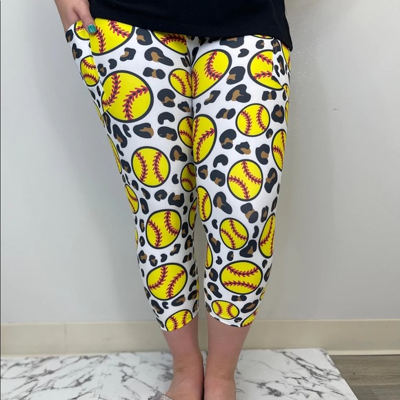 Softball capri leggings - Picture 1 of 1